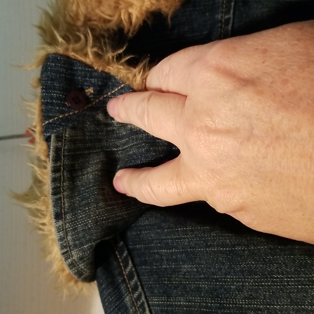 Denim jacket button front - Picture 3 of 6